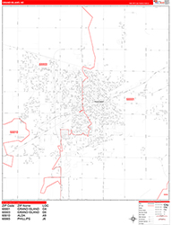 Red Line Map Example